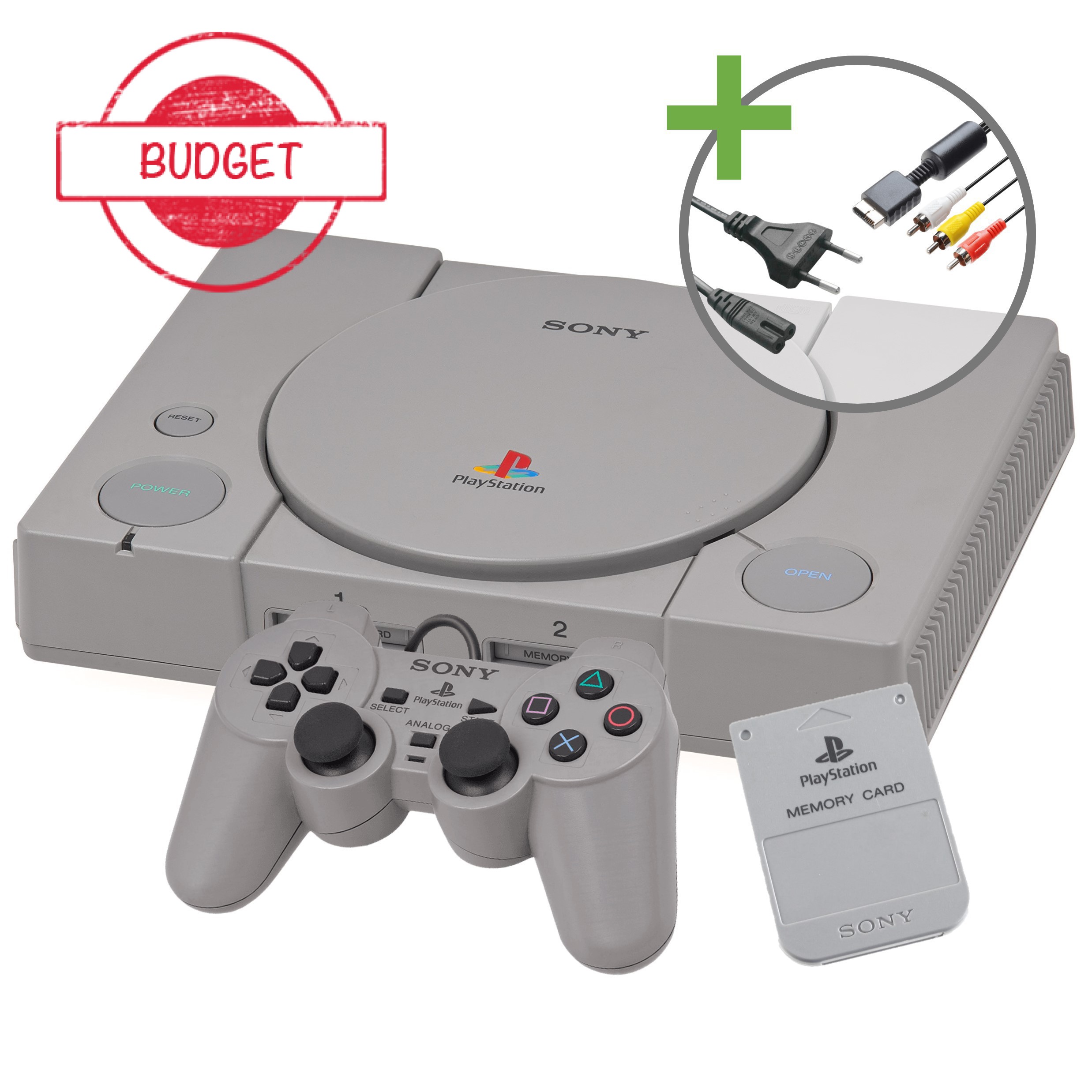 Sony PlayStation 1 Starter Pack - DualShock Edition - Budget