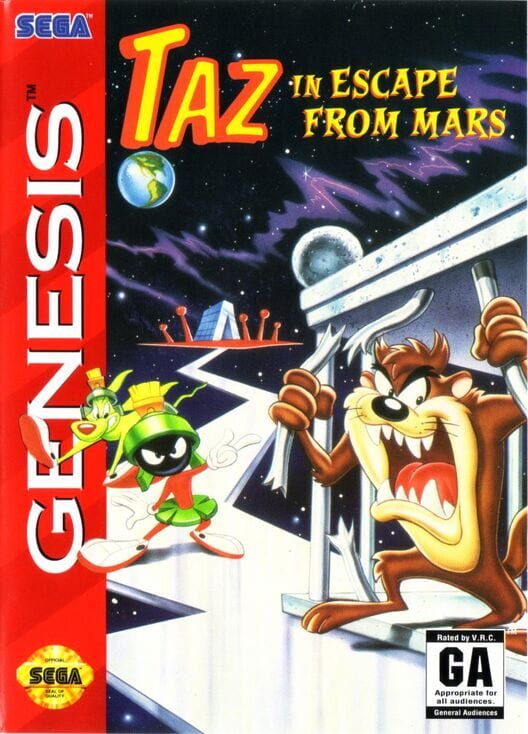 Taz in Escape From Mars - Sega Master System Games