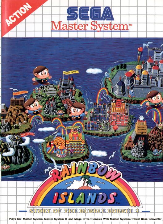 Rainbow Islands: Story of the Bubble Bobble 2 - Sega Master System Games