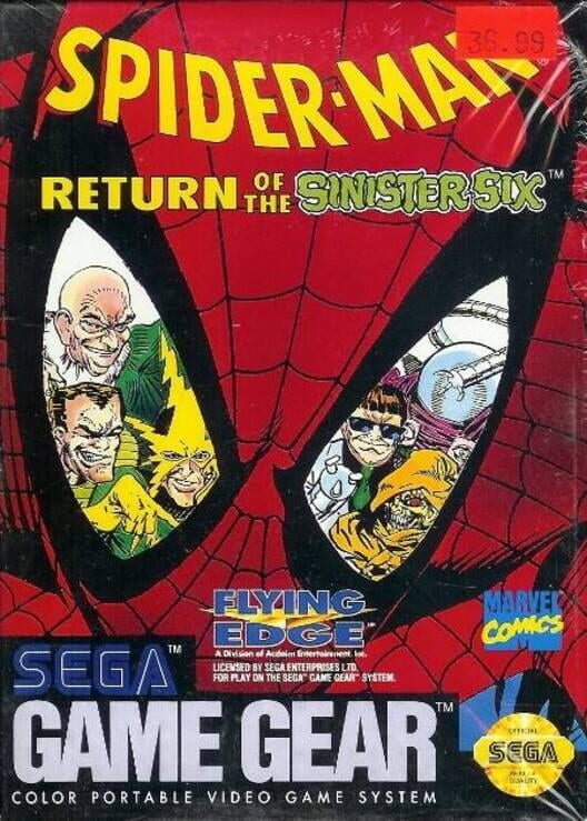 Spider-Man - Return of the Sinister Six - Sega Master System Games