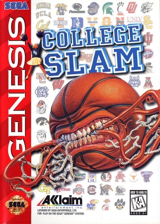 College Slam | Sega Mega Drive Games | RetroSegaKopen.nl