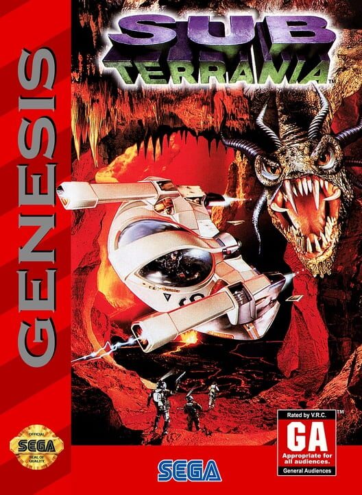 Sub Terrania | Sega Mega Drive Games | RetroSegaKopen.nl