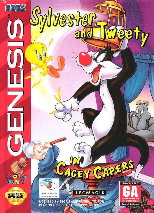 Sylvester & Tweety in Cagey Capers (Genesis) | Sega Mega Drive Games | RetroSegaKopen.nl