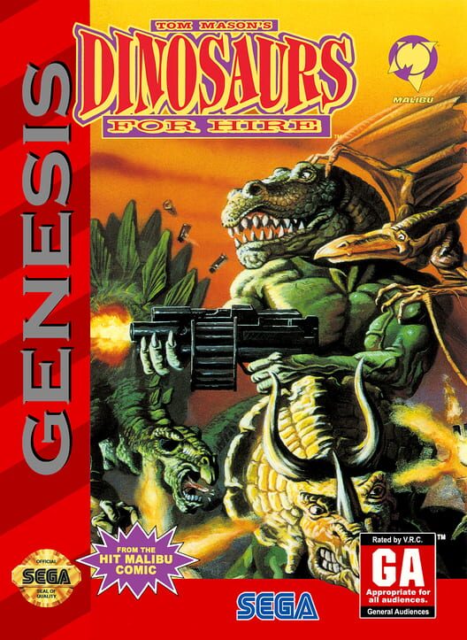 Tom Mason's Dinosaurs for Hire - Sega Mega Drive Games