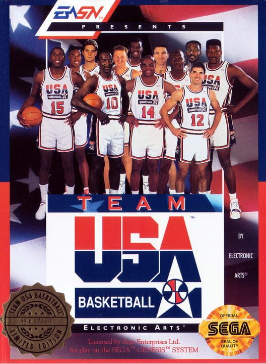 Team USA Basketball | Sega Mega Drive Games | RetroSegaKopen.nl