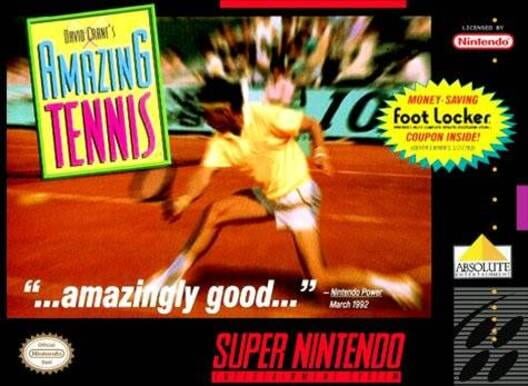 David Crane's Amazing Tennis - Sega Mega Drive Games