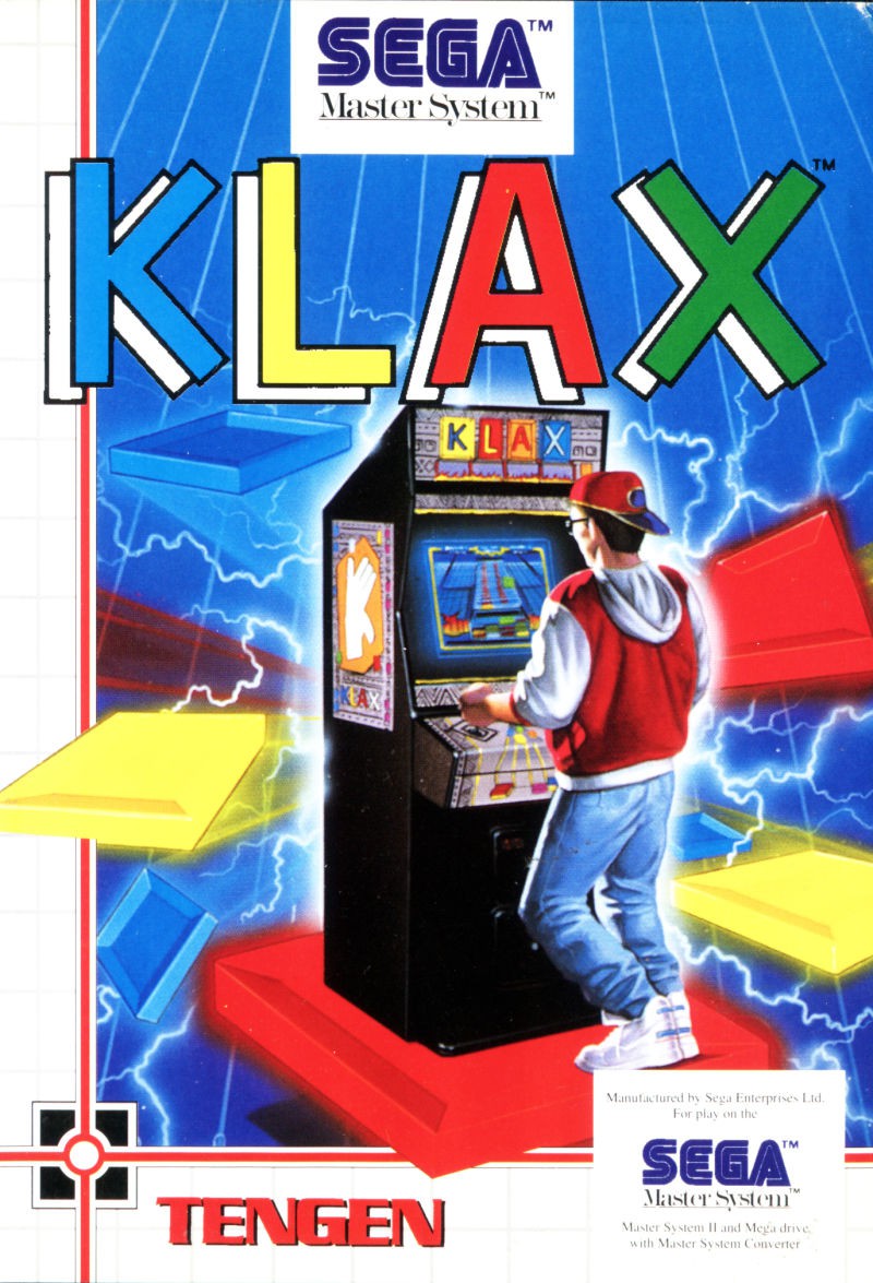 Klax - Sega Master System Games