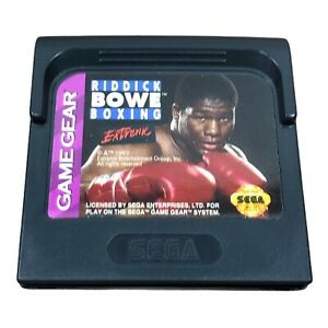 Riddick Bowe Boxing Exreme - Sega Game Gear Games