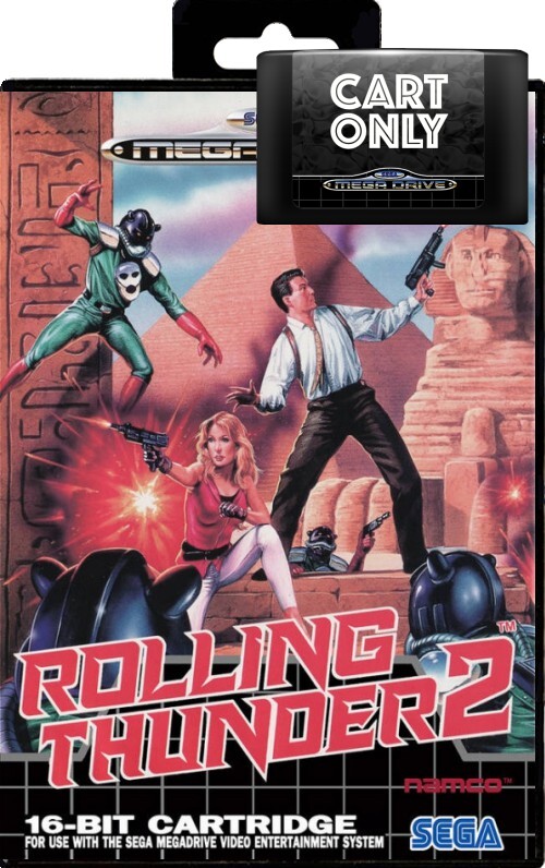 Rolling Thunder 2 - Cart Only - Sega Mega Drive Games