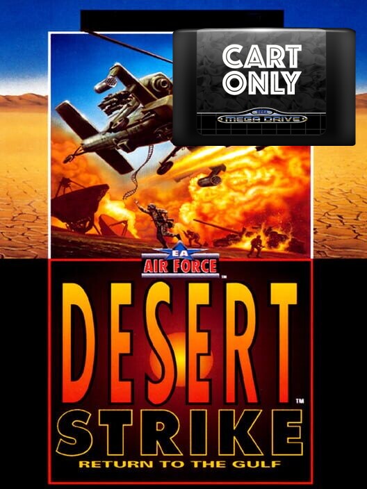 Desert Strike: Return to the Gulf - Cart Only - Sega Mega Drive Games