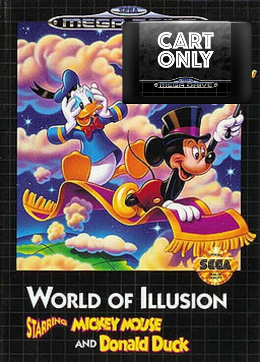 World of Illusion Starring Mickey Mouse and Donald Duck - Cart Only Kopen | Sega Mega Drive Games