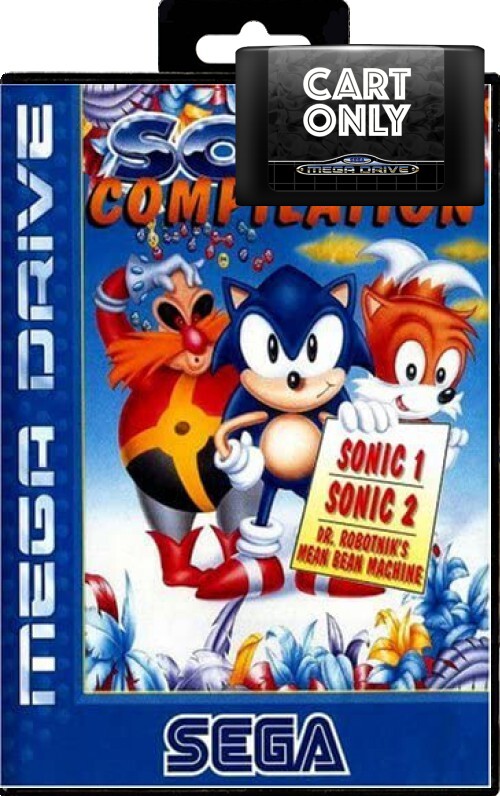 Sonic Compilation - Cart Only - Sega Mega Drive Games