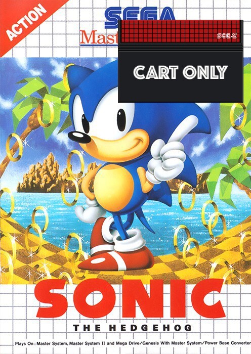 Sonic the Hedgehog - Cart Only - Sega Master System Games