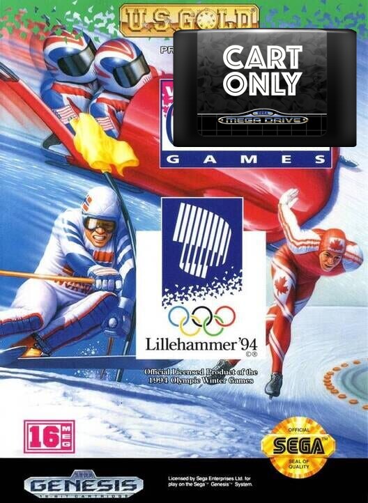 Winter Olympic Games: Lillehammer '94 - Cart Only - Sega Mega Drive Games