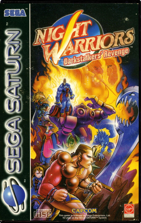 Night Warriors: Darkstalkers' Revenge - Sega Saturn Games