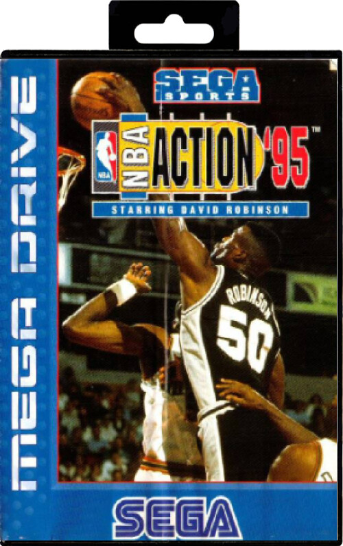 NBA Action '95 starring David Robinson Box - Sega Mega Drive Games
