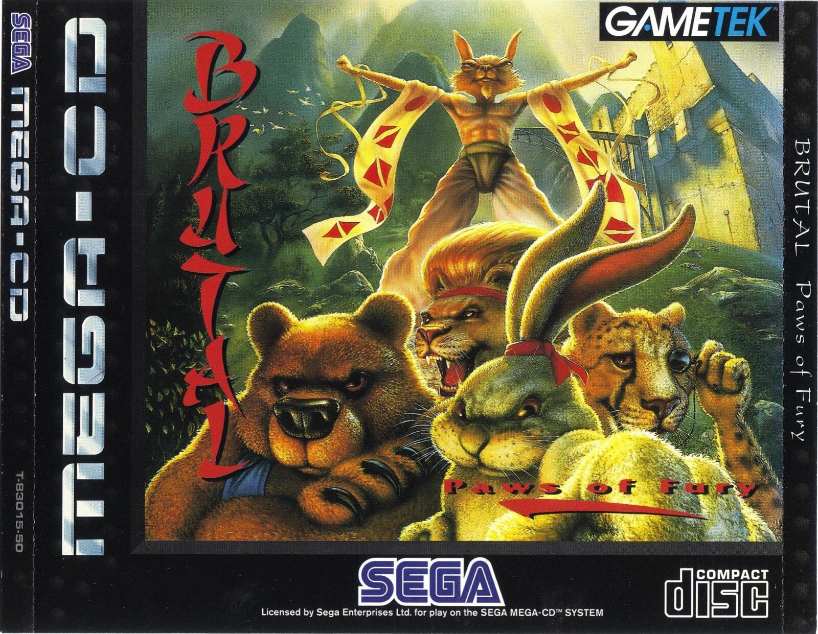 Brutal Paws Of Fury - Sega Mega-CD - Sega Mega Drive Games