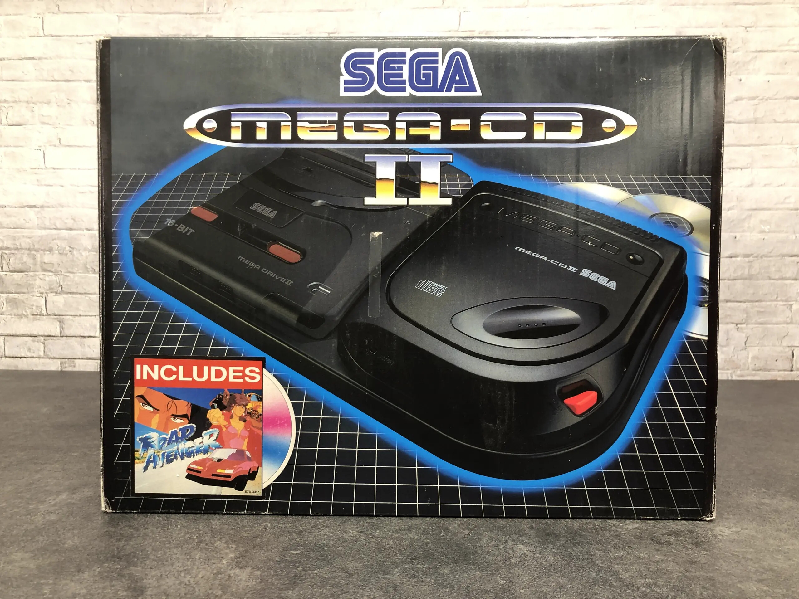 Sega Mega Drive II Console + Sega Mega-CD 2 [Complete]