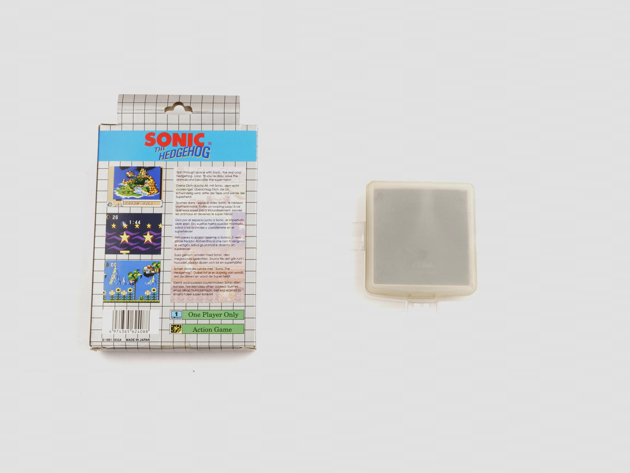 Sonic the Hedgehog [complete] ⭐️ Sega Game Gear Games