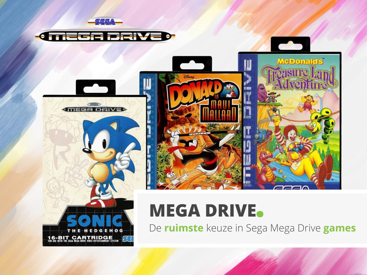 Het mooiste assortiment aan Sega Mega Drive games